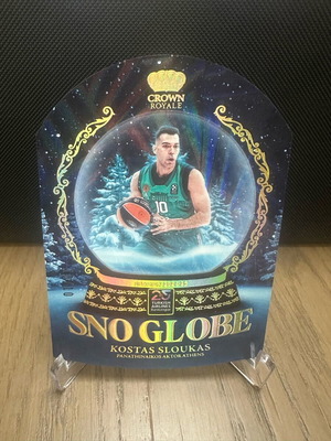 Panini EuroLeague Crown Royale Sloukas /10 Jersey Number like new