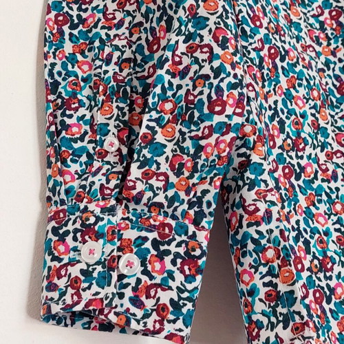 Walbusch cotton women's shirt, multicolor, size L