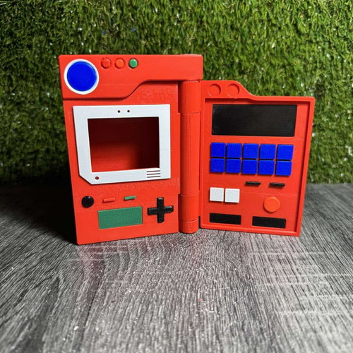 Pokedex Deck Box decorative custom made for 66 Pokemon cards