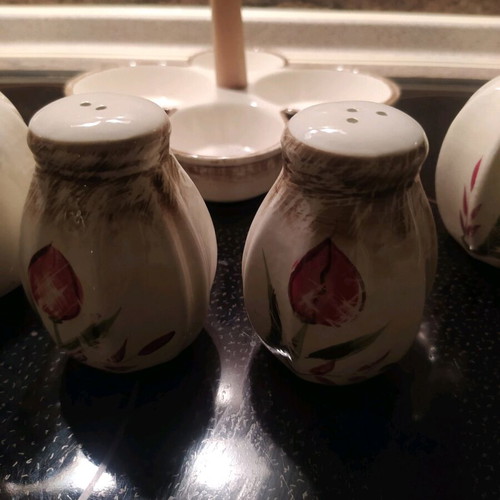 Set for salt, pepper, vinegar, oil new
