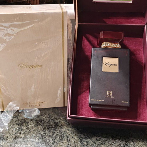 Ahmed Al Maghribi Hayana Edp 100ml like new, unisex vanilla fragrance