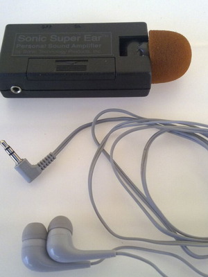 Ενισχυτής μικροφώνου Sonic Super Ear σαν καινούργιο με ακουστικά