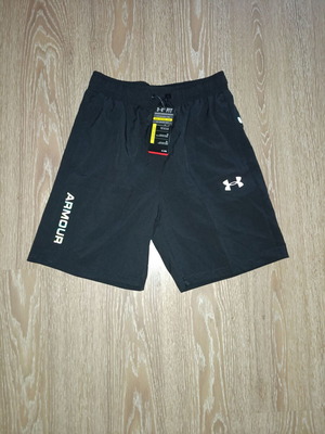 Under Armour reflective shorts, black, size L