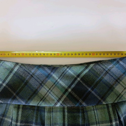 Sinequanone checked skirt like new, blue and turquoise, size large
