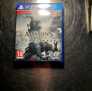 Ps4 Assassin's creed 3 remastered
