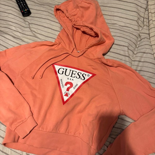 Guess sweatshirt orange like new, size Small