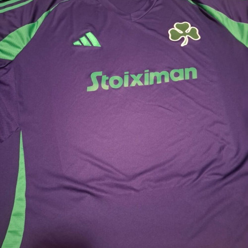 Panathinaikos 3XL Third Jersey 2025-26 Purple, New Authentic