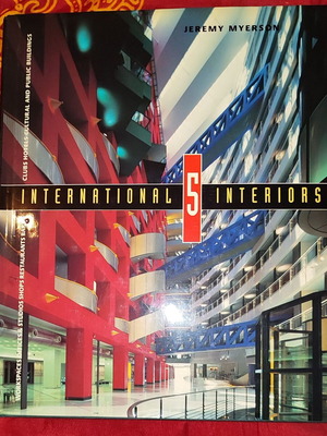 Myerson International Interiors 5 Edition 1995 hardcover like new