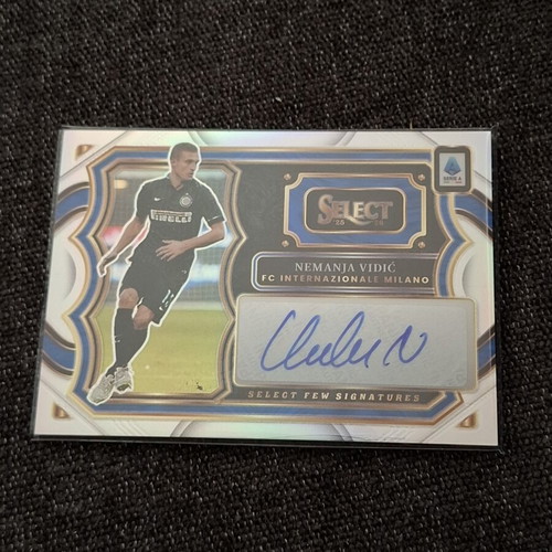 Nemanja Vidić 2025-26 Panini Select Few Signatures autograph card new