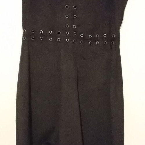 Stradivarius black suede dress like new, size S