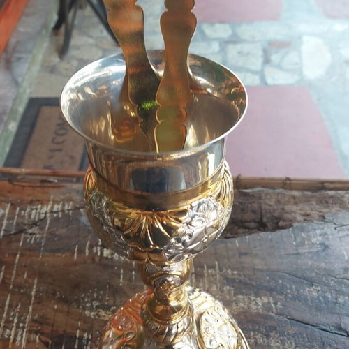 Church silver-plated diskophtera set