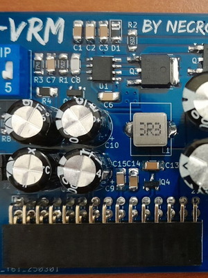 Necroware's S7-VRM rev.0.7 new voltage regulator module for Socket 7