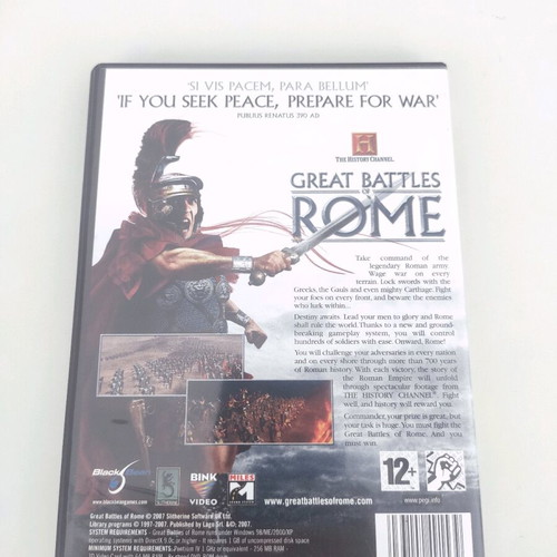 Great Battles of Rome PC game like new