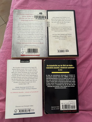 German books used, set of 4