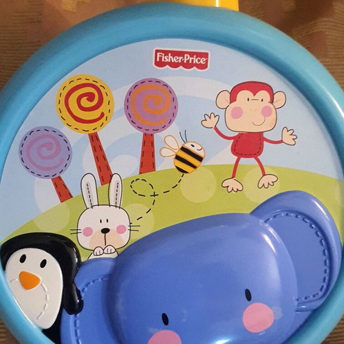 Fisher Price musical rotating mobile used with wind-up mechanism
