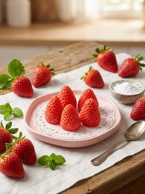 Strawberry Wax Melts Made to Order With Fresh Strawberry Scent