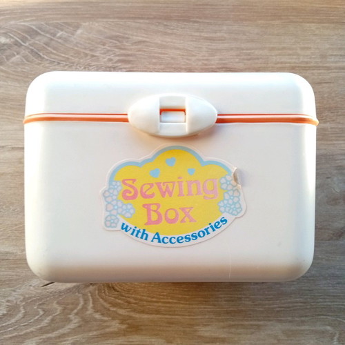 Sewing thread storage box used from 80s-90s toy