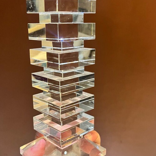 Crystal candlestick like new