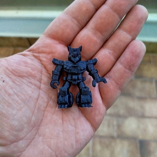 Beast Rhinoceros black print figure new