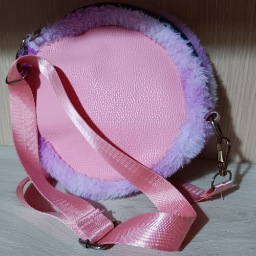 Unicorn bag furry girls used like new, purple