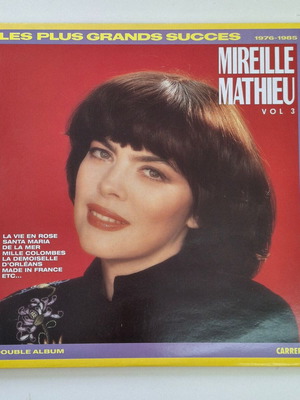 Mireille Mathieu Double 33 RPM LP 12" double vinyl record like new, pop