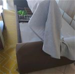 Σετ Σαλονιού μόνο 150 ευρώ!!! Πωλείται ένας Διθέσιος καναπές και ένας Τριθέσιος που γίνεται κρεβάτι και έχει αποθηκευτικό χώρο.