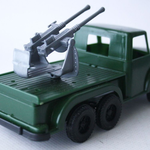 Vintage 70's Greek military truck with 17cm cannon Grecostyl new