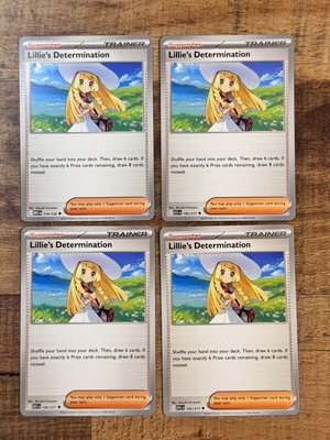 Κάρτες Pokemon Lillie's Determination Playset Ascended Heroes 4 τεμάχια καινούργιες