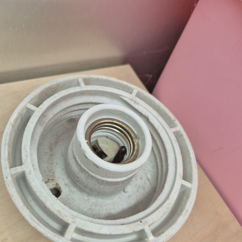 Vintage porcelain wall or ceiling light replacement used