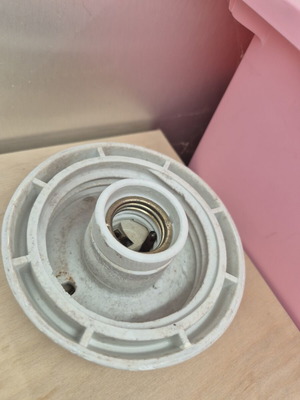 Vintage porcelain wall or ceiling light replacement used