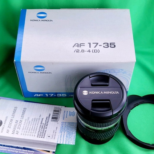 Konica-Minolta AF 17-35mm F2.8-4 D lens new, full-frame, autofocus compatible