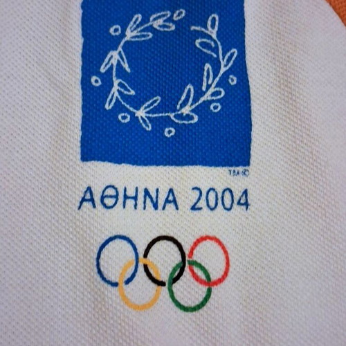 Adidas short-sleeve shirt Olympic Games 2004 like new, multicolor