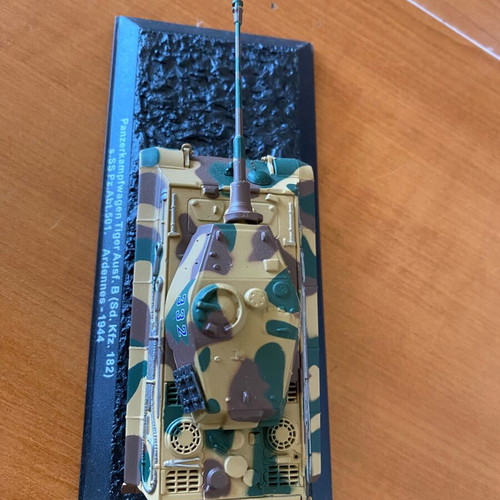 Tiger-1944 battle tank miniature used, collectible