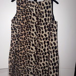 Mini leopard print dress