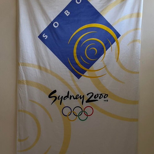 Authentic SOBO banner for Sydney 2000 Olympic Games like new