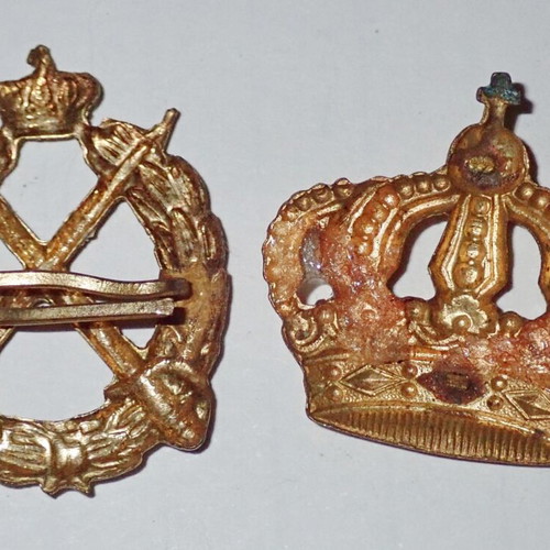Royal Greek Army insignia used, 1950s era