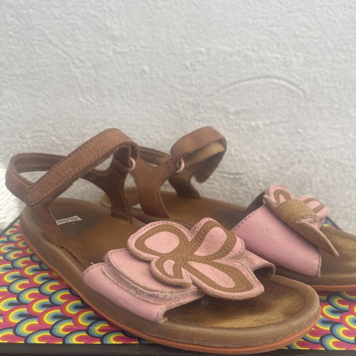 Camper children's sandals used, size 33, brown