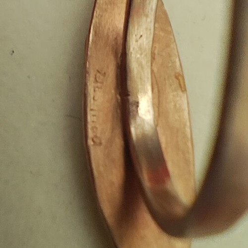 Silver ring 925 gold plated by Paul Sarz sentimental used