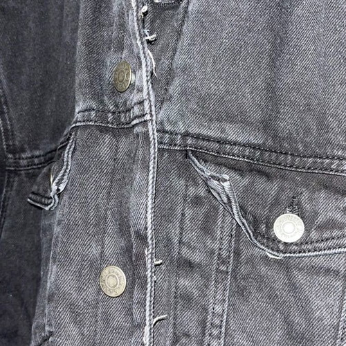 Bershka denim jacket men's like new, warm with inner lining