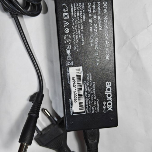 Laptop power adapter HP 90W 19V 4.74A used, model APPA01