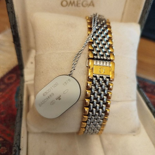 Omega De Ville Quartz Vintage watch like new, Cal. 1378, two-tone