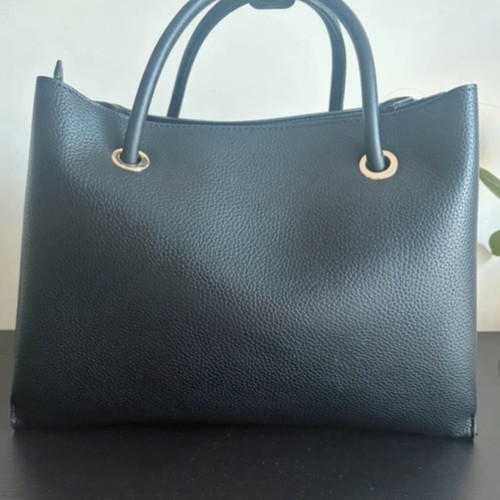 Valentino handbag with detachable shoulder strap, black