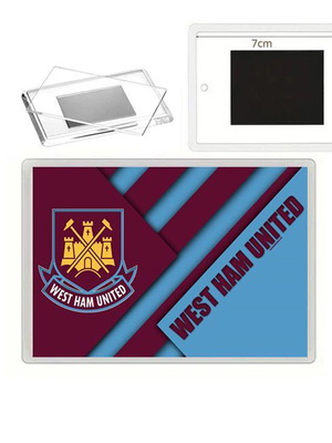 West Ham United ποδοσφαιρικός μαγνήτης ψυγείου με ακρυλική κορνίζα φωτογραφιών