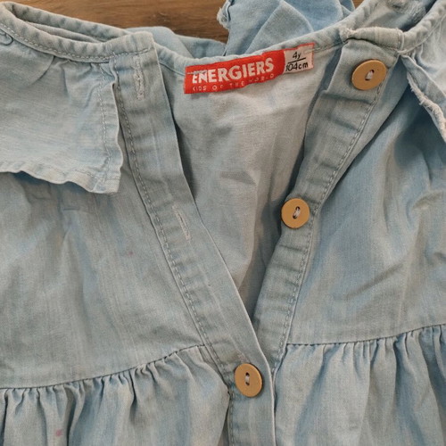 Cotton dresses like new, pack of two, size 104 cm