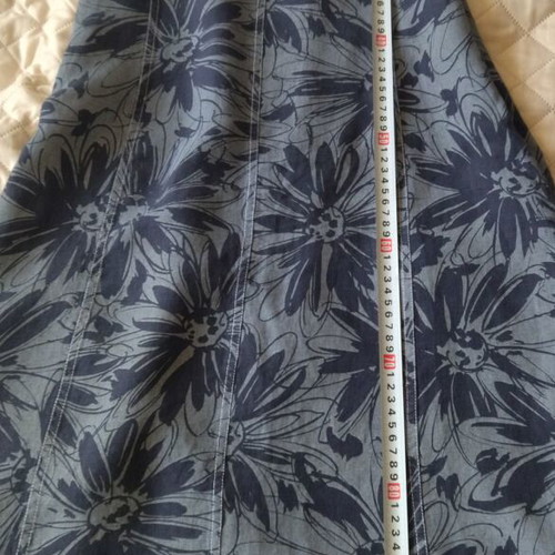 Pennyblack women's dress like new, summer, zip closure, size L, gray and blue