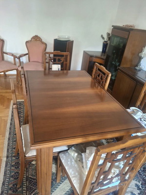 Dining furniture used with 6 chairs
