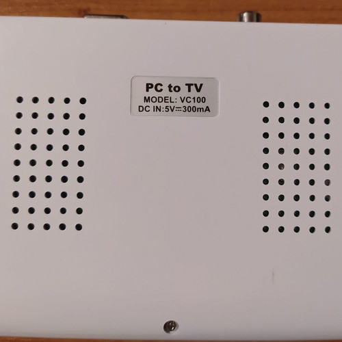 Μετατροπέας σήματος PC to TV καινούργιος