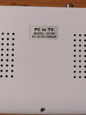 Μετατροπέας σήματος PC to TV καινούργιος