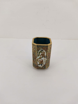 Cloisonné container used, 1960s vintage