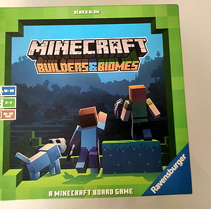 Minecraft Builders&Biomes σαν καινούργιο επιτραπέζιο παιχνίδι για 2-4 παίκτες 10-99 ετών.